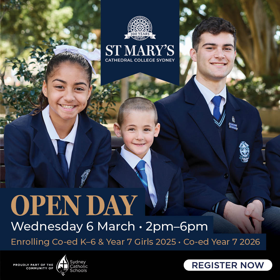 St Mary’s Cathedral College, Sydney NSW – Open Day | Catholic Schools Guide